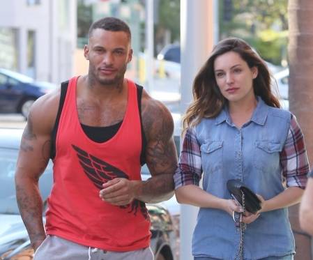 David McIntosh With Kelly Brooke